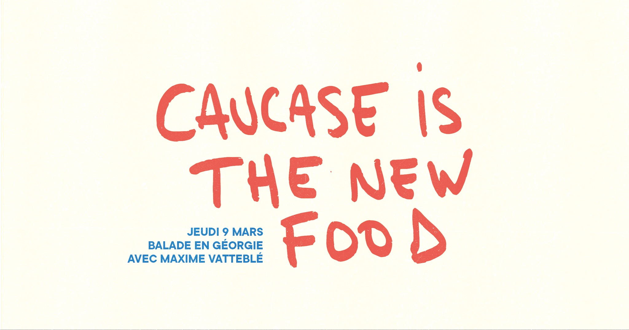 Caucase is the new food