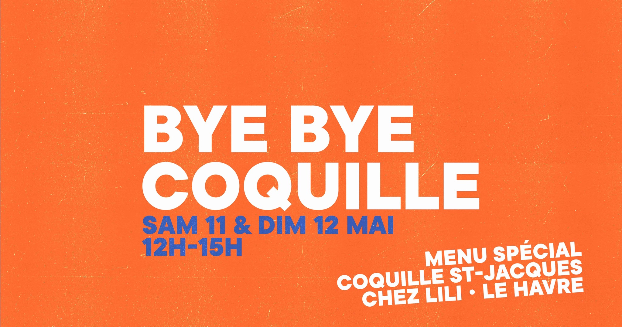 Bye bye coquille !!