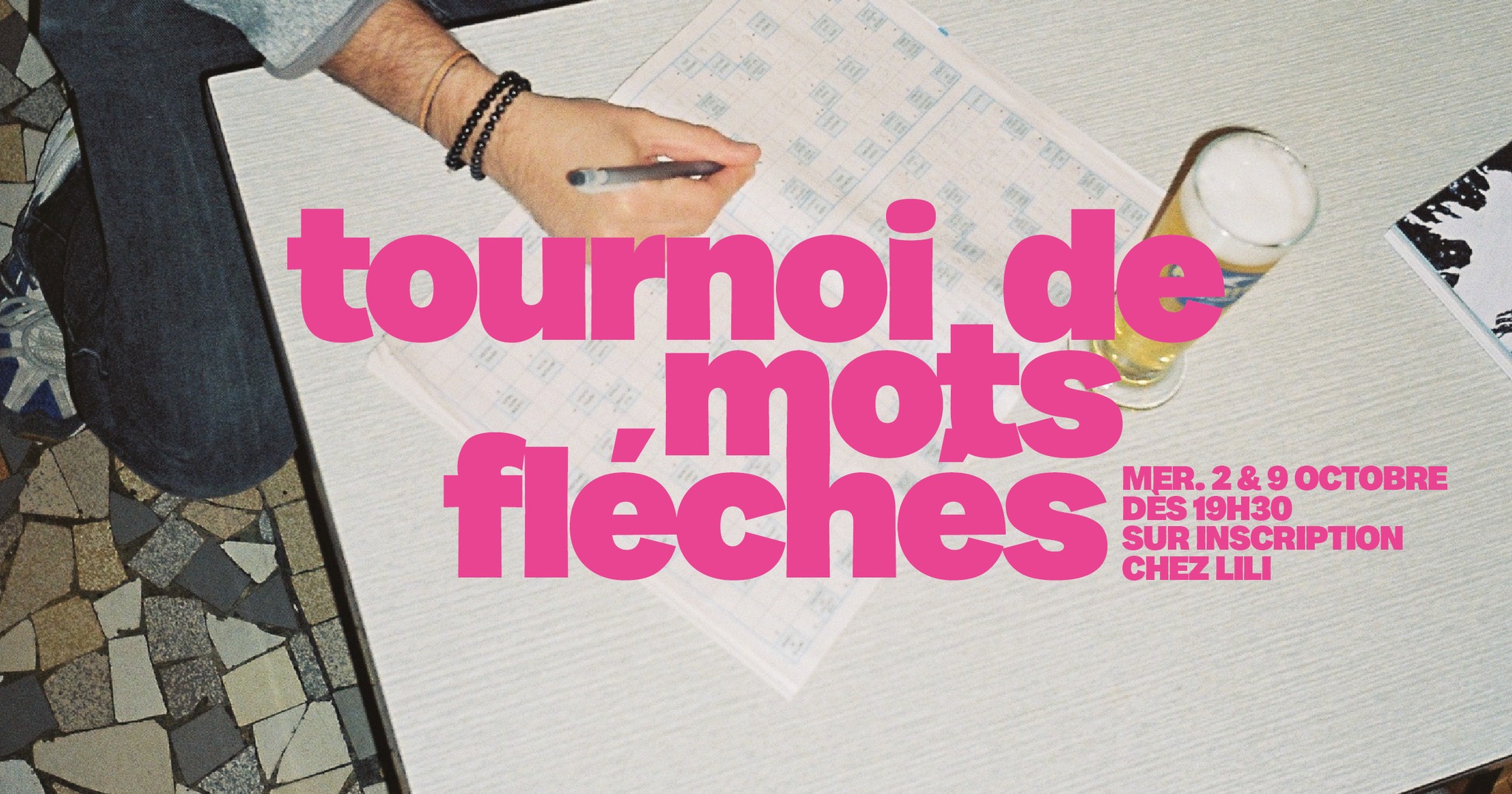 Tournoi de mots fléchés