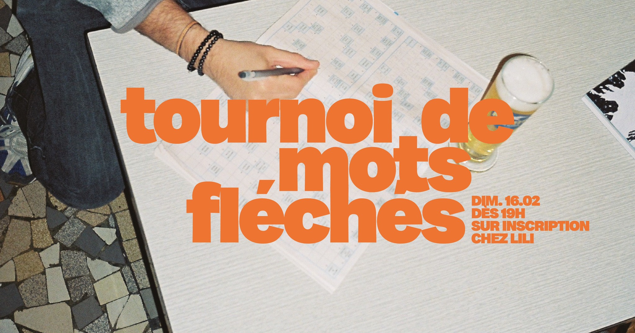 Tournoi de mots fléchés !