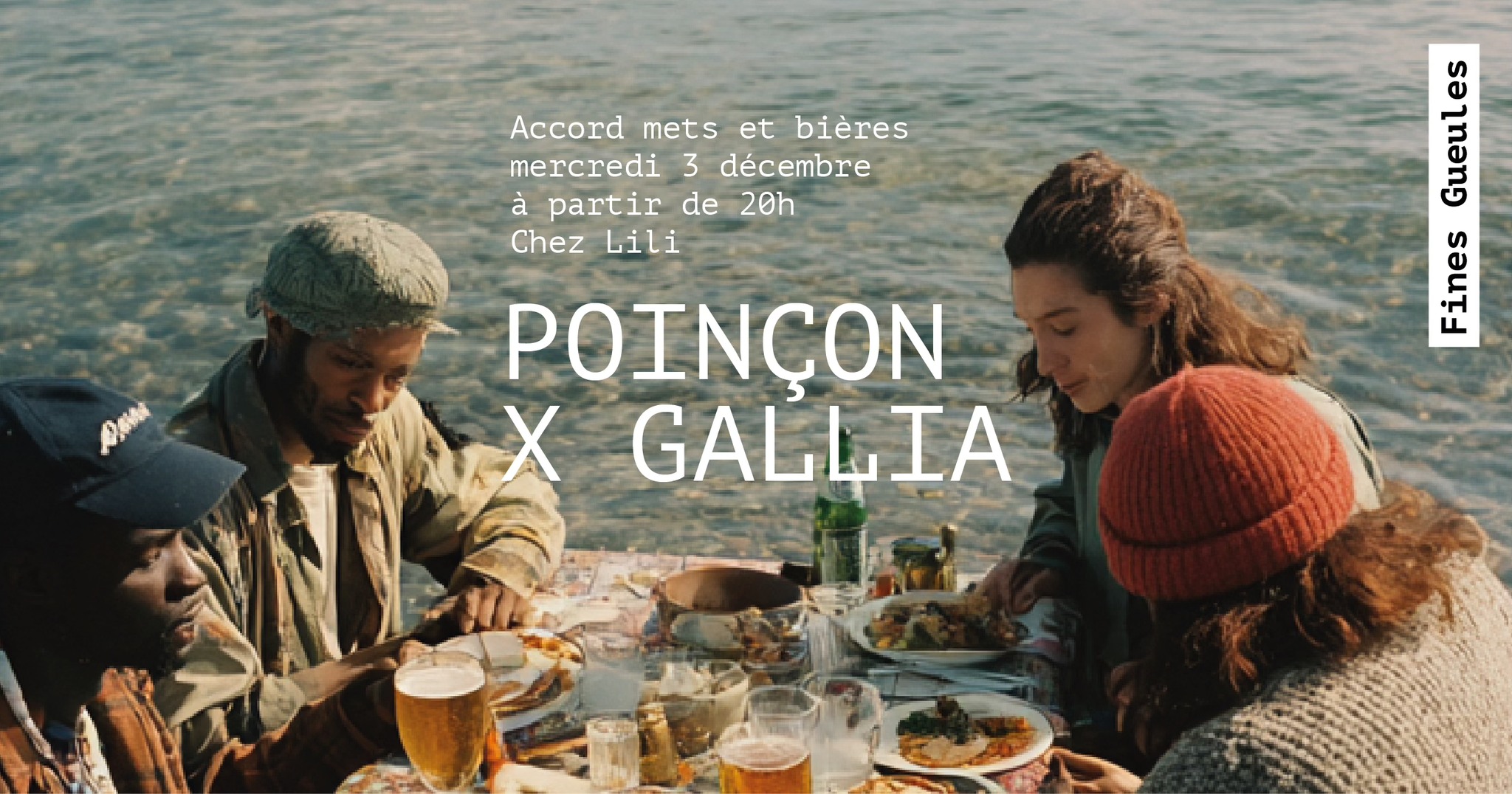 Poinçon x Gallia - dîner Fines Gueules